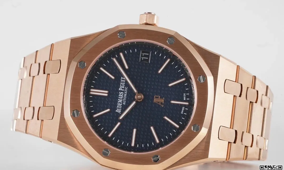 Audemars Piguet Royal Oak 15202OR.OO.1240OR.01 KZ Factory 1:1 Best Edition Replica Watch Blue Dial